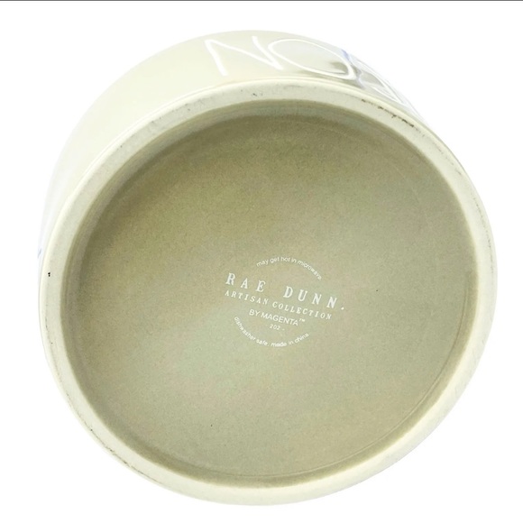 Rae Dunn Artisan Collection Ceramic NOSH LL Dog Cat Pet Food Dish Bowl - Picture 7 of 7